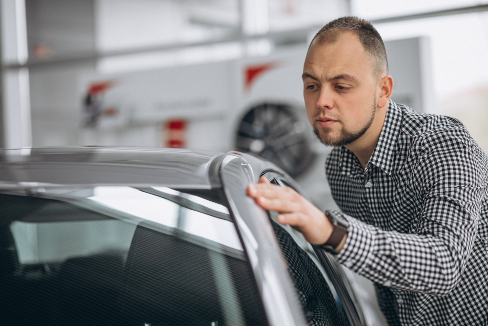 ¿Qué debo revisar al recoger el coche después de tintar las lunas?